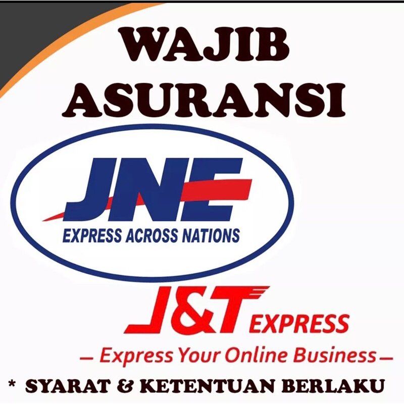 BIAYA ASURANSI PENGIRIMAN JNE SICEPAT JNT SHOPEE EXPRES