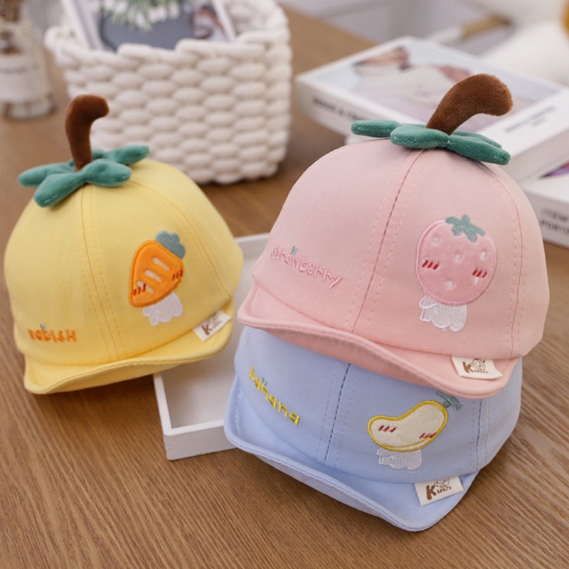 Topi Anak Buah Fruity 3D Import