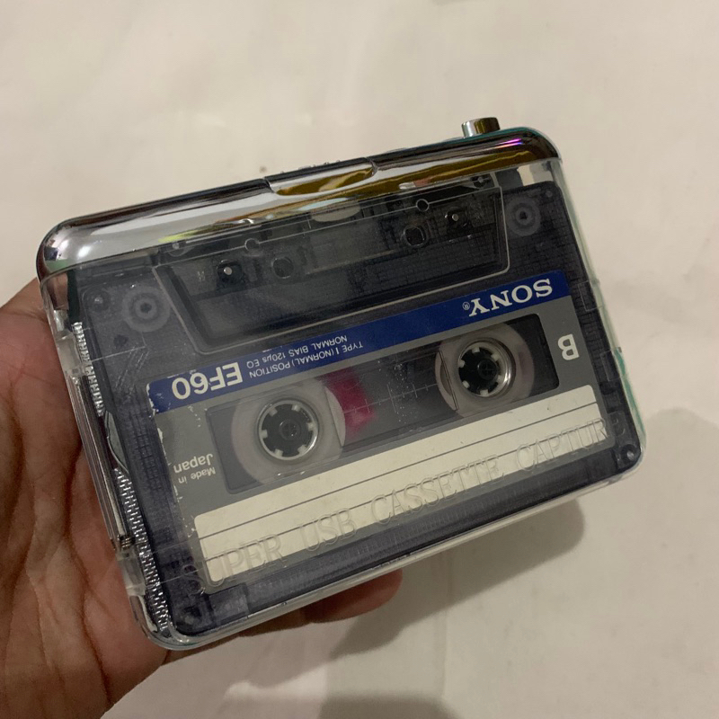 Walkman Tape Kaset / Pemutar Kaset Player Portable Transparant