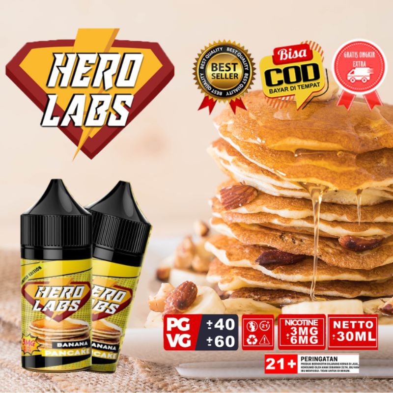 LIQUIDS 30ML PREMIUM NIC 3/6 BANANA PANCAKE