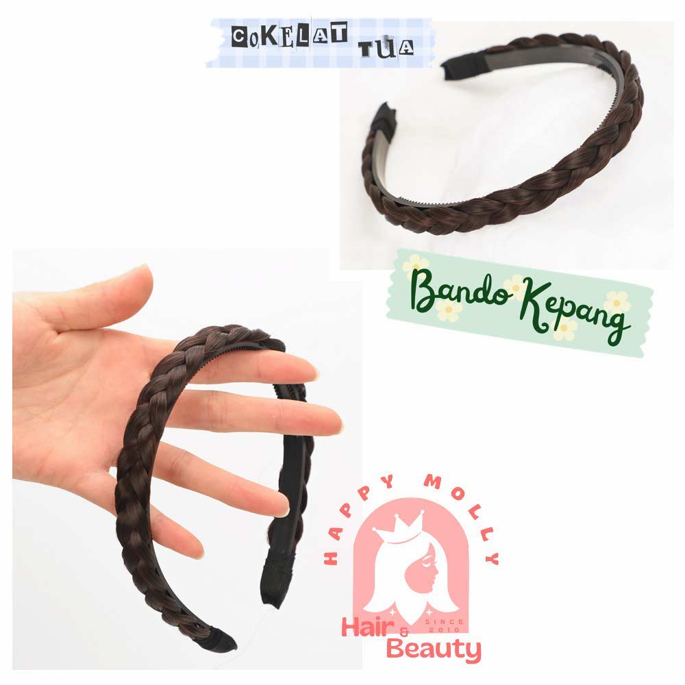 Bando Kepang Natural - Fashion Rambut Wanita Korea Wig W8186 ( Group )