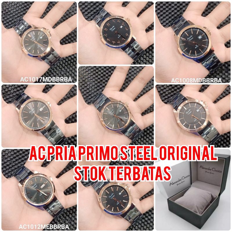 ALEXANDRE CHRISTIE PRIMO STEEL PRIA AC1017 AC1012 AC1014 AC1024 AC1027 AC1026 AC1008 AC1011 ORIGINAL
