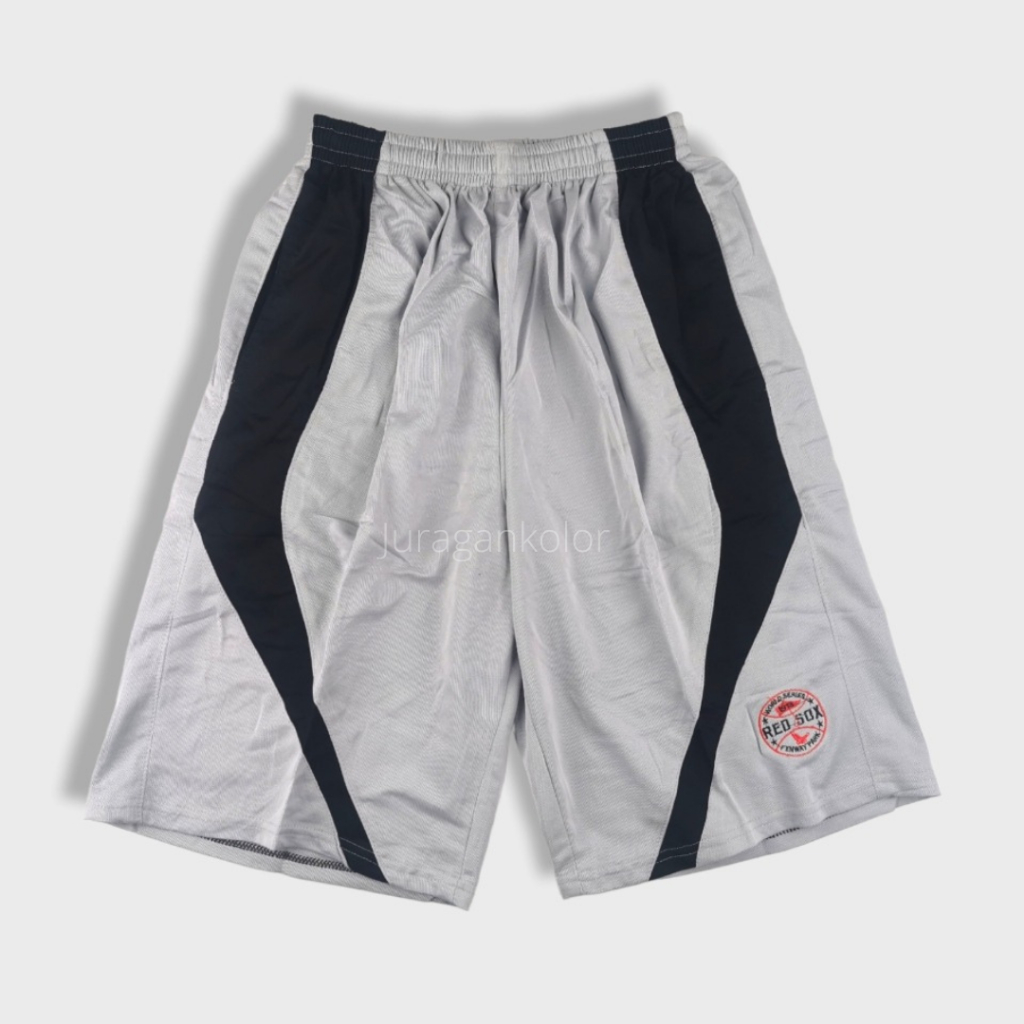 Celana Pendek Pria Olahraga 3/4 Kolor Cowok Training Sport Santai