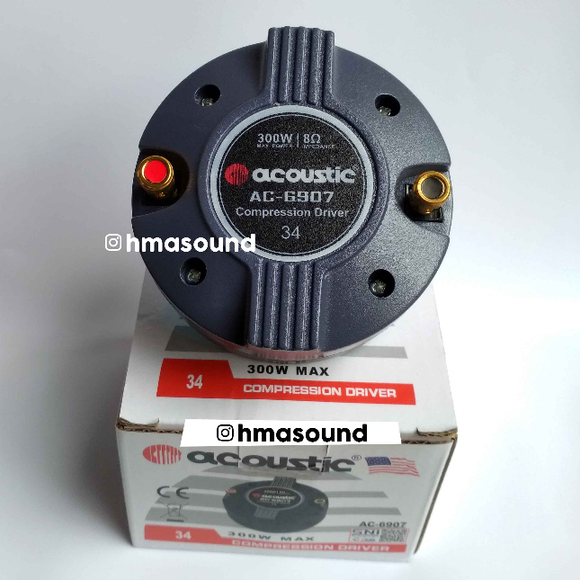 Driver Tweeter Acoustic AC-6907 ACT 34 PA 34