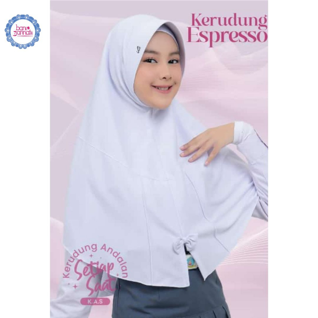 Kerudung Sekolah Espresso | Kerudung Sekolah Rabbani | Kerudung Rabbani Original | Kerudung Sekolah 