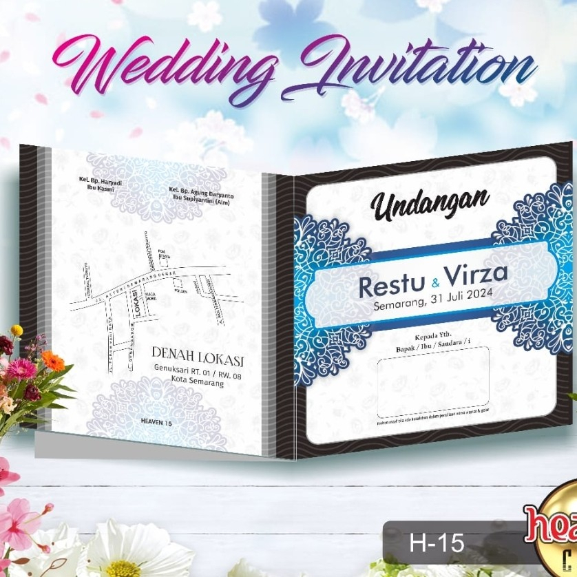 

Undangan Pernikahan Heaven 15 - 20