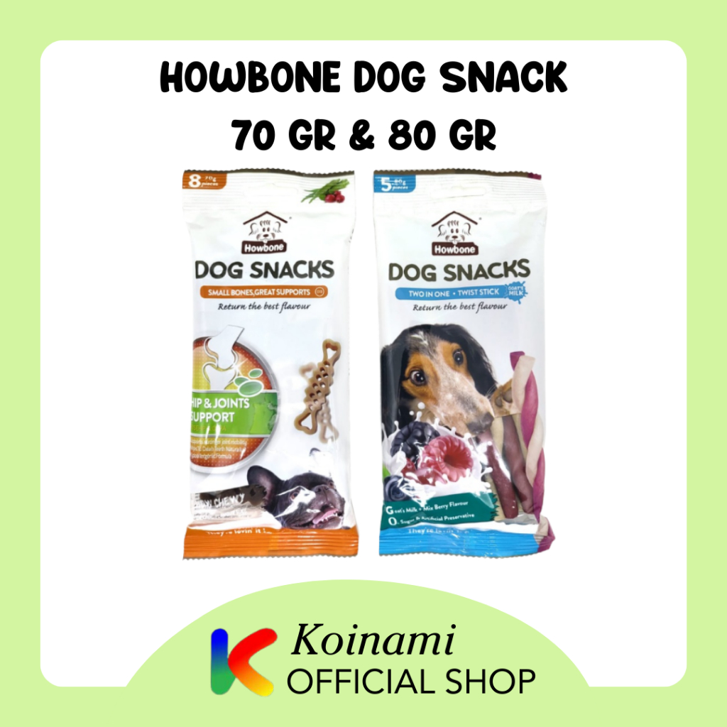 Howbone Dog Snacks - Dog Treats - Snack Anjing - Makanan Anjing - Cemilan Anjing