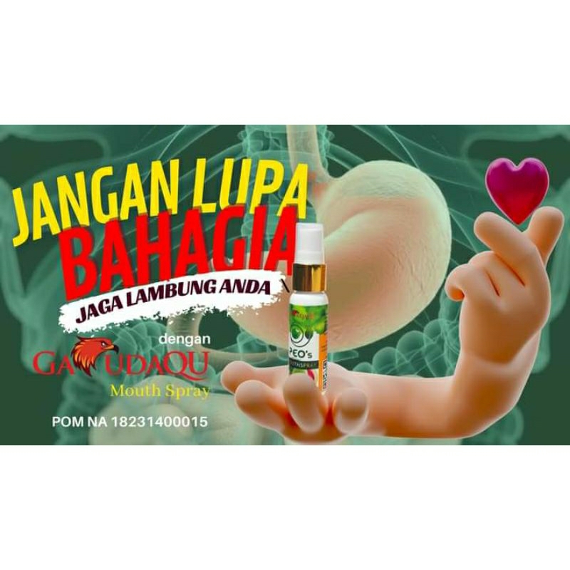 Ekstrak Kulit Jeruk Bali GARUDAQU MOUTH SPRAY GL Aman POM RI 30 ml