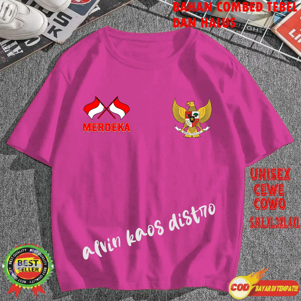 Beli 10 Pc Gratis 1 Pc Hut RI 78 Kaos Terlaris 17 Agustus 1945 78 Kemerdekaan Indonesia Kaos Merah Putih Hitam Kaos Cewek Cowok Anak007