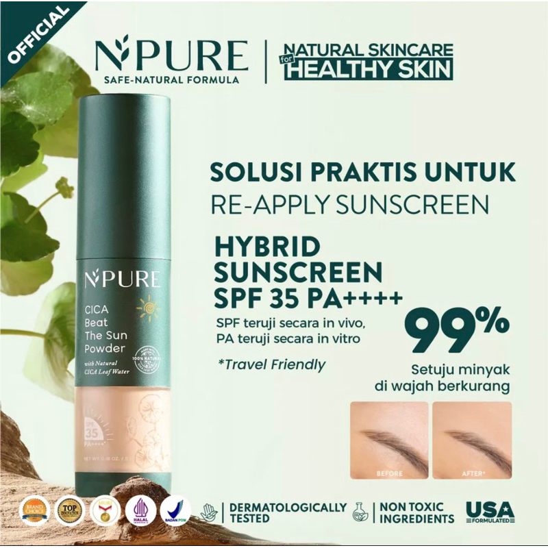 NPURE CICA Beat The Sun Powder SPF30 pa+++