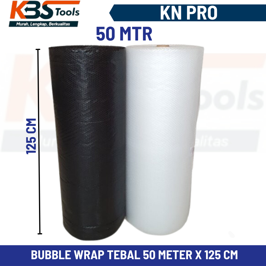 

Bubble Wrap Tebal Roll 50 Meter x 125cm - Plastik Gelembung 50MTR