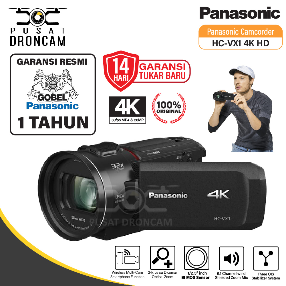 Panasonic HC-VX1 4K HD Camcorder Panasonic HCVX1 Handycam Original