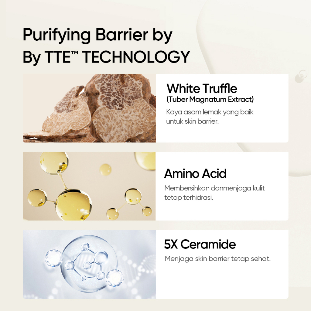SKINTIFIC White Truffle Cleansing Essence 80ml Facial Cleanser Serum Wajah Nourish and Protect Skin Barrier Face Wash Pembersih Wajah