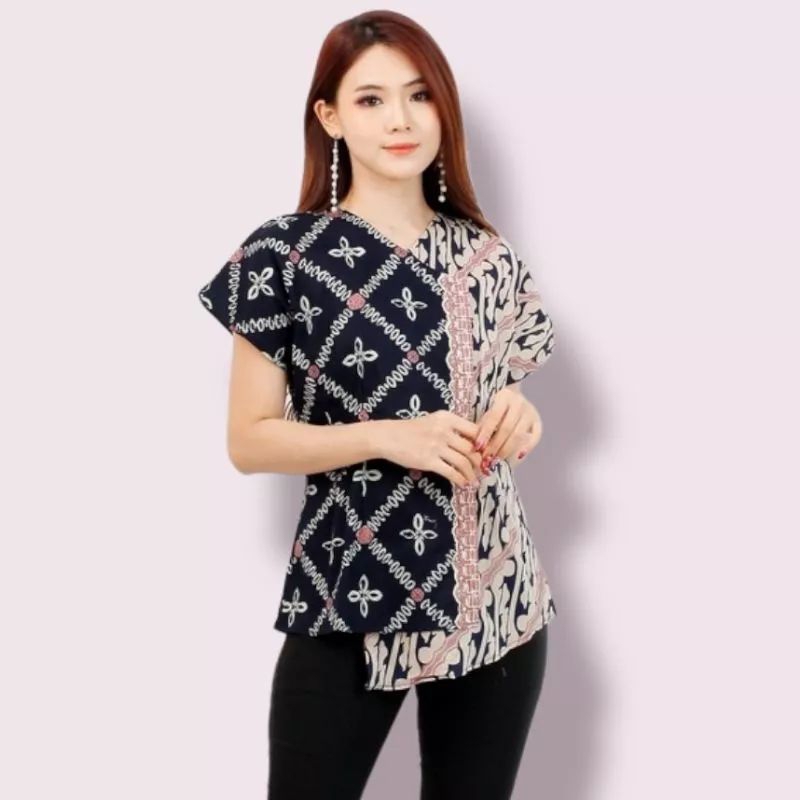ATASAN BATIK WANITA CK001-292 ( BATIK STRETCH )