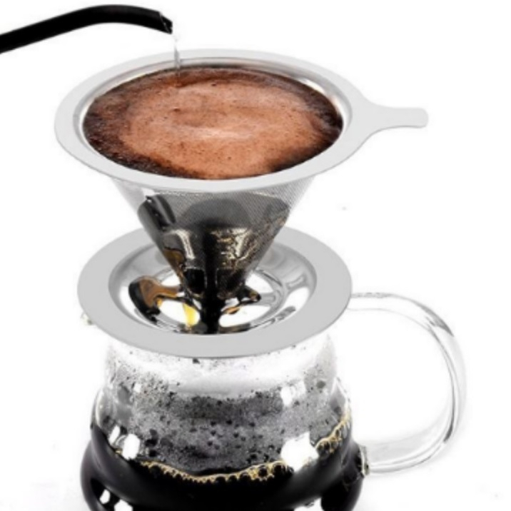 Alat Saring Kopi Cone Kopi Saringan Kopi Dripp Dripper Stainless Steel