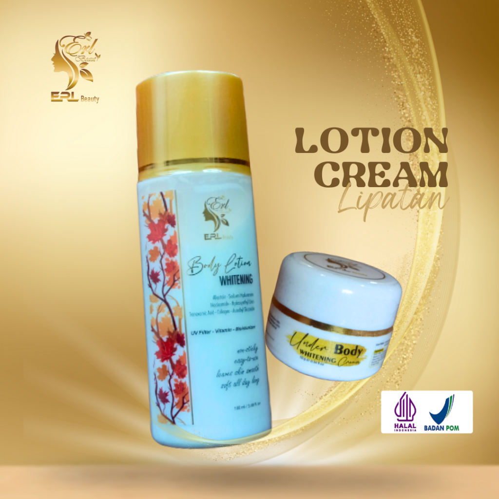 UNDER ARM (CREAM LIPATAN) + LOTION ERL BEAUTY