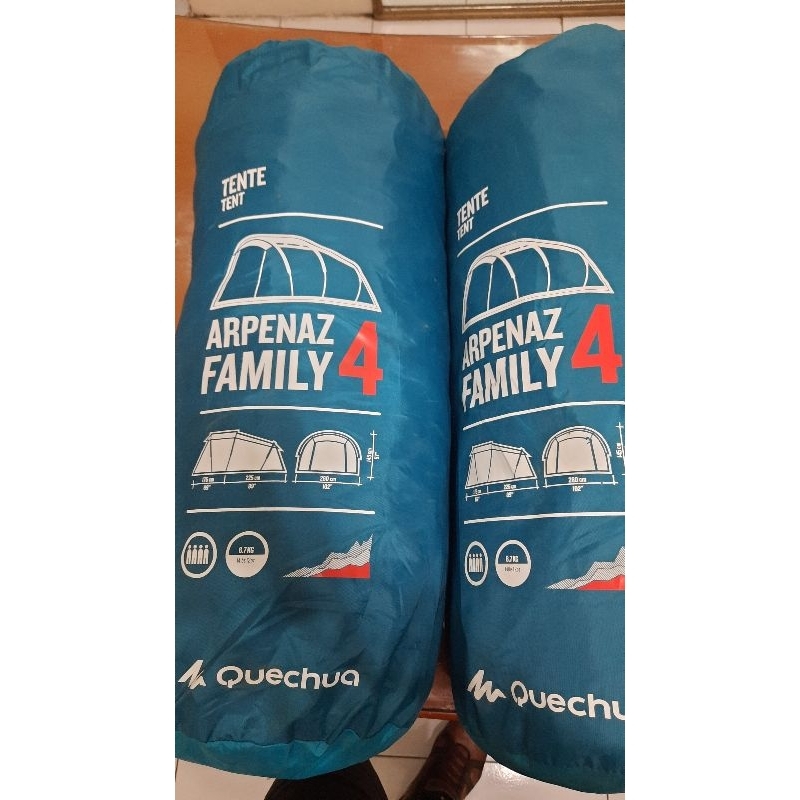 Tenda QUECHUA Arpenaz 4.0 (Bekas 3x Pakai)