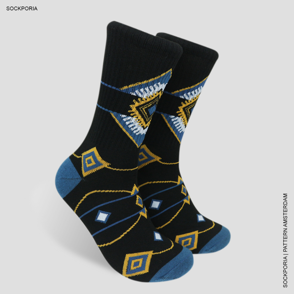 Slop Kaos Kaki Motif Tribal - Amsterdam