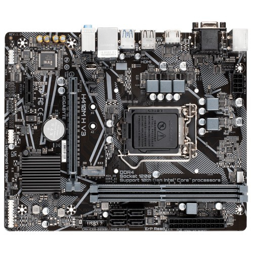 MOTHERBOARD GIGABYTE H510M H INTEL LGA1200 MAINBOARD H510 MH - GARANSI RESMI