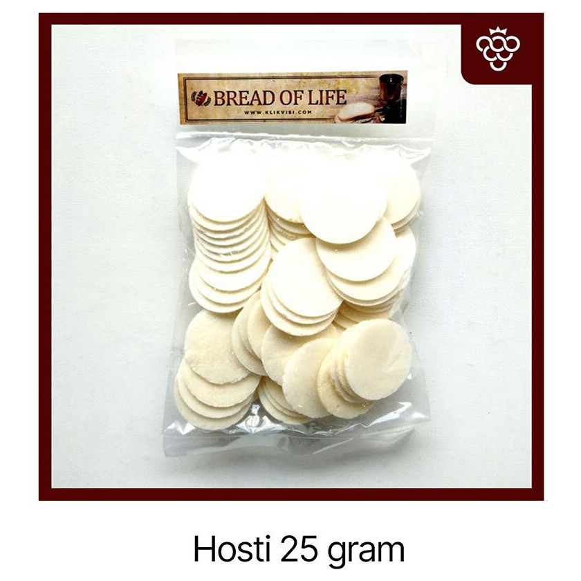 

Hosti Polos untuk Perjamuan Kudus (Bread of Life) - 25 gram, 50 gram, 100 gram, 250 gram