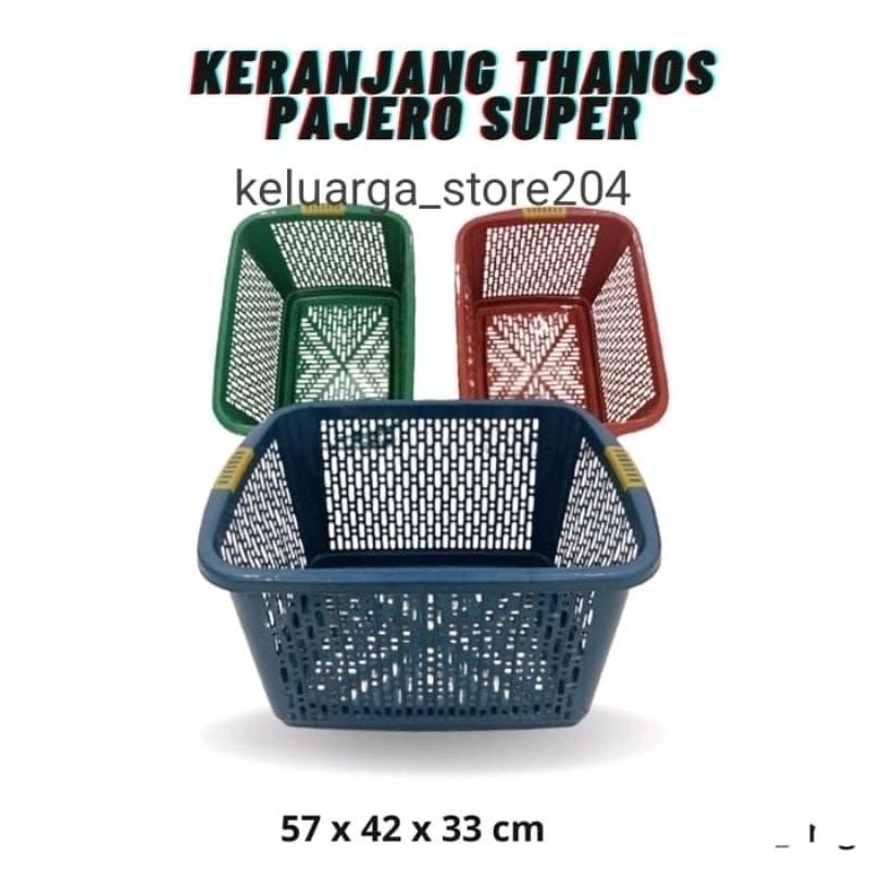 keranjang baju besar THANOS keranjang pajero super jumbo tebal  keranjang baju kotor bersih segi