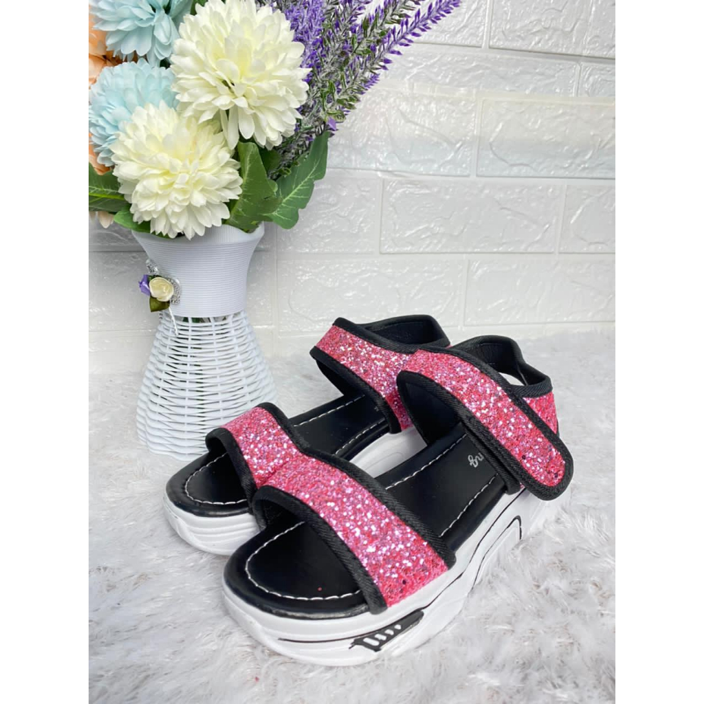 1806 IMPORT Sandal Wanita Selop Casual Tali Perekat / Sandal Wanita Korea Import Size 35-40