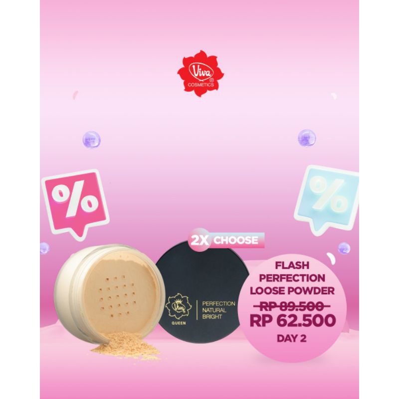 Paket 2 VQ Perfection Natural Bright Loose Powder