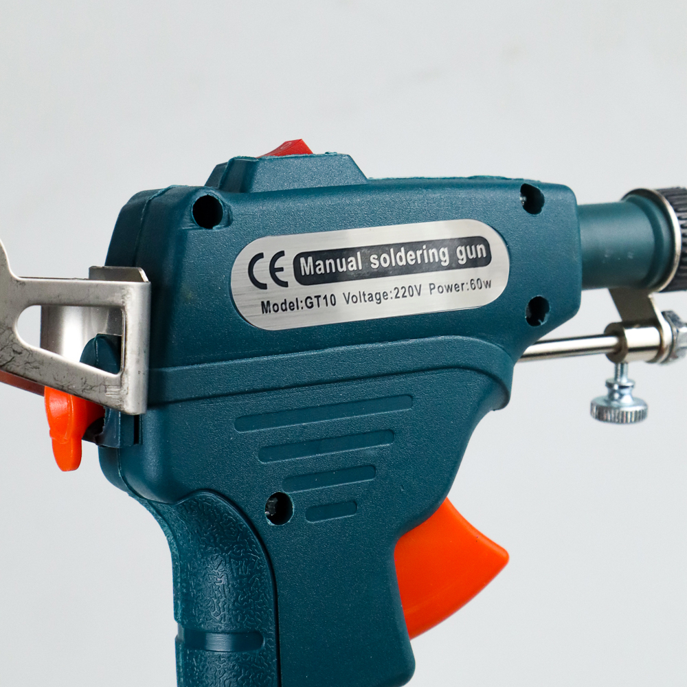 Alat Solder Iron Automatic Tin Gun 60W dengan Tempat Timah Otomatis