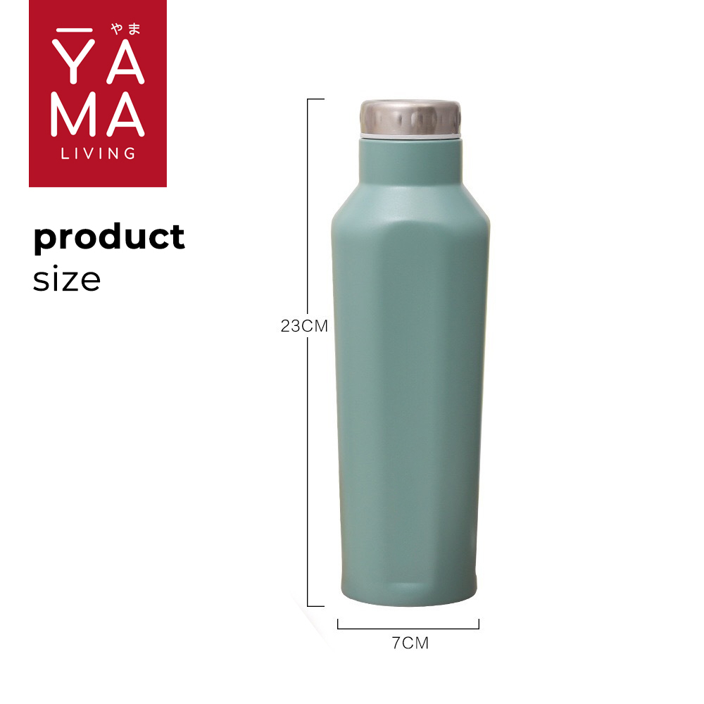 YAMA NOMU 24 Hours Tumbler Vacuum Insulated Botol Minum Tahan Panas Dingin 500ml