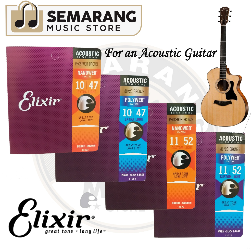 Senar Gitar untuk Gitar Akustik dan Gitar Akustik Elektrik (A35)