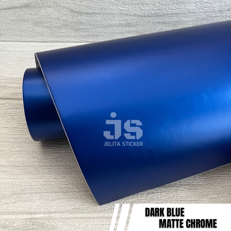 Sticker Dark Blue Matte Chrome / Skotlet Biru Tua Mettalic Doff / Skotlite Biru Satin