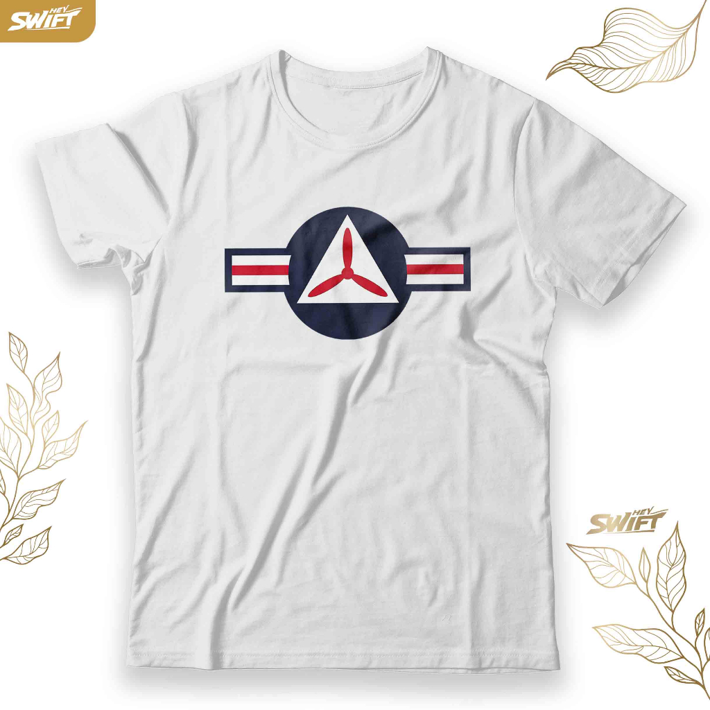 KAOS CIVIL AIR PATROL CAP ROUNDEL USAF AUXILIARY militery militer air force TSHIRT BAJU DISTRO
