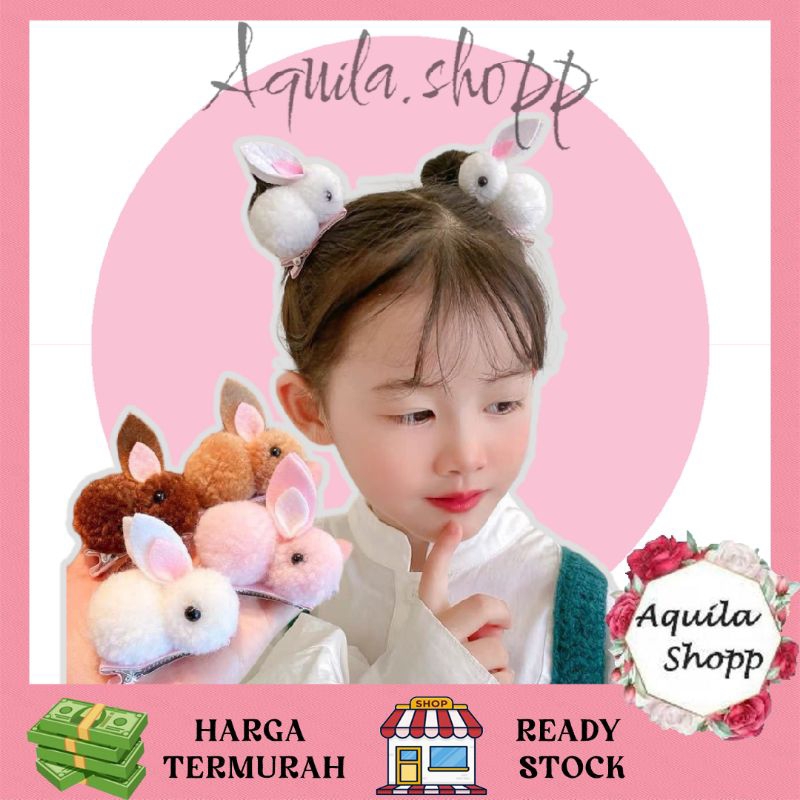 Jepit Rambut Korea Kelinci / Rabbit Hair Accessories