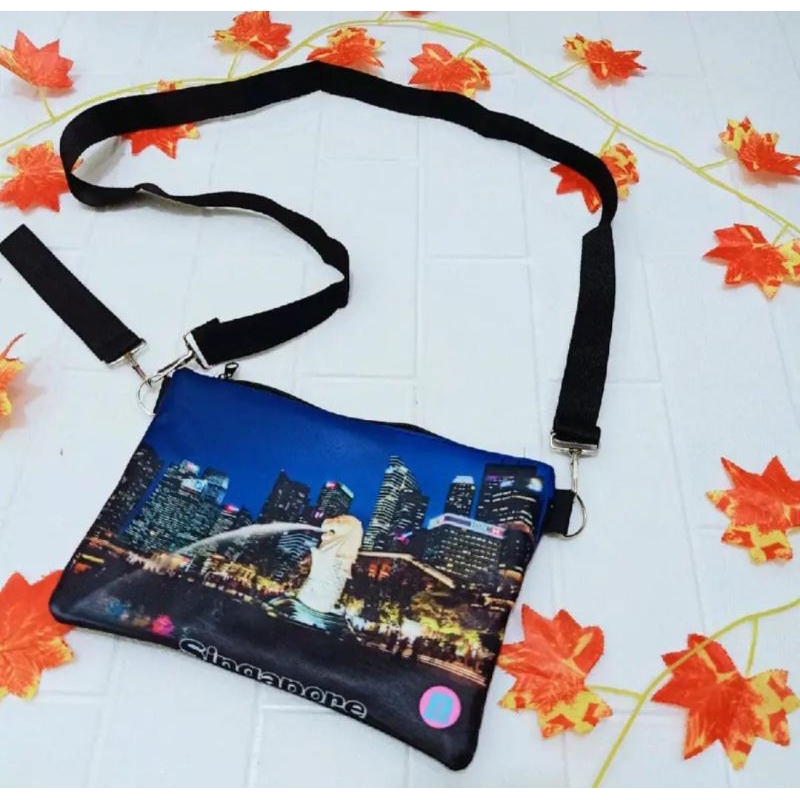 Slingbag printing oleh-oleh haji umroh zellshop