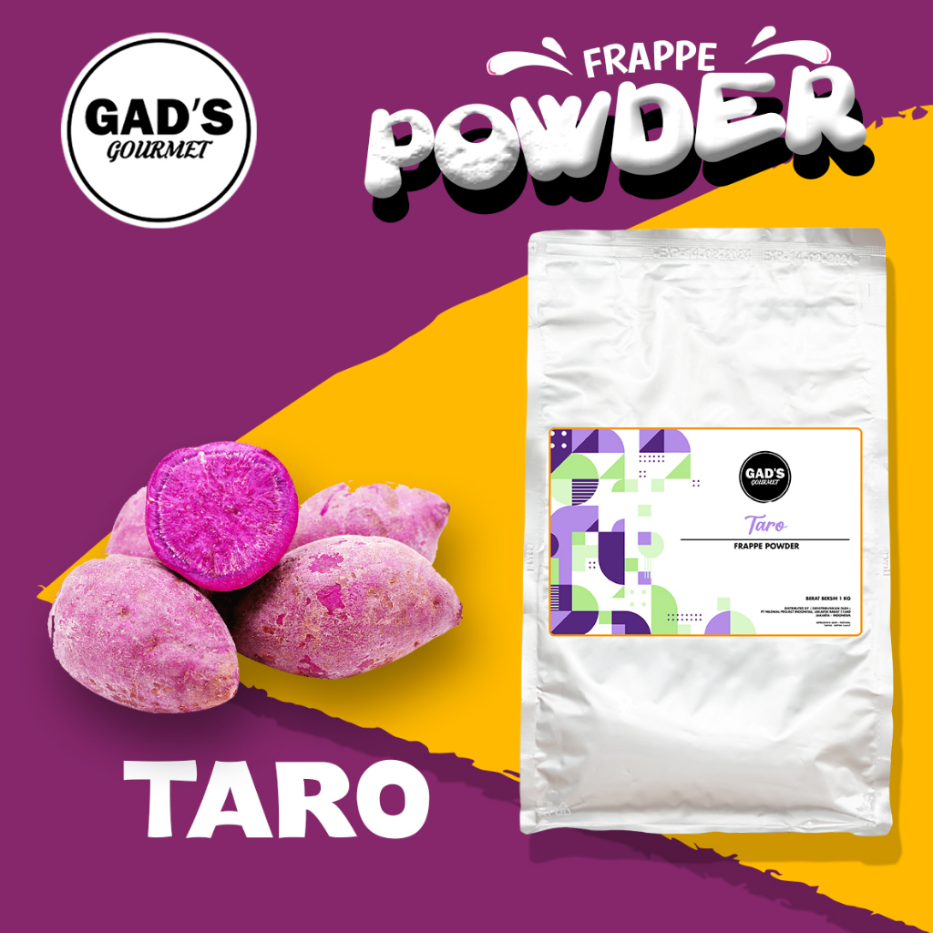 

Taro Frappe Powder Gad's Gourmet