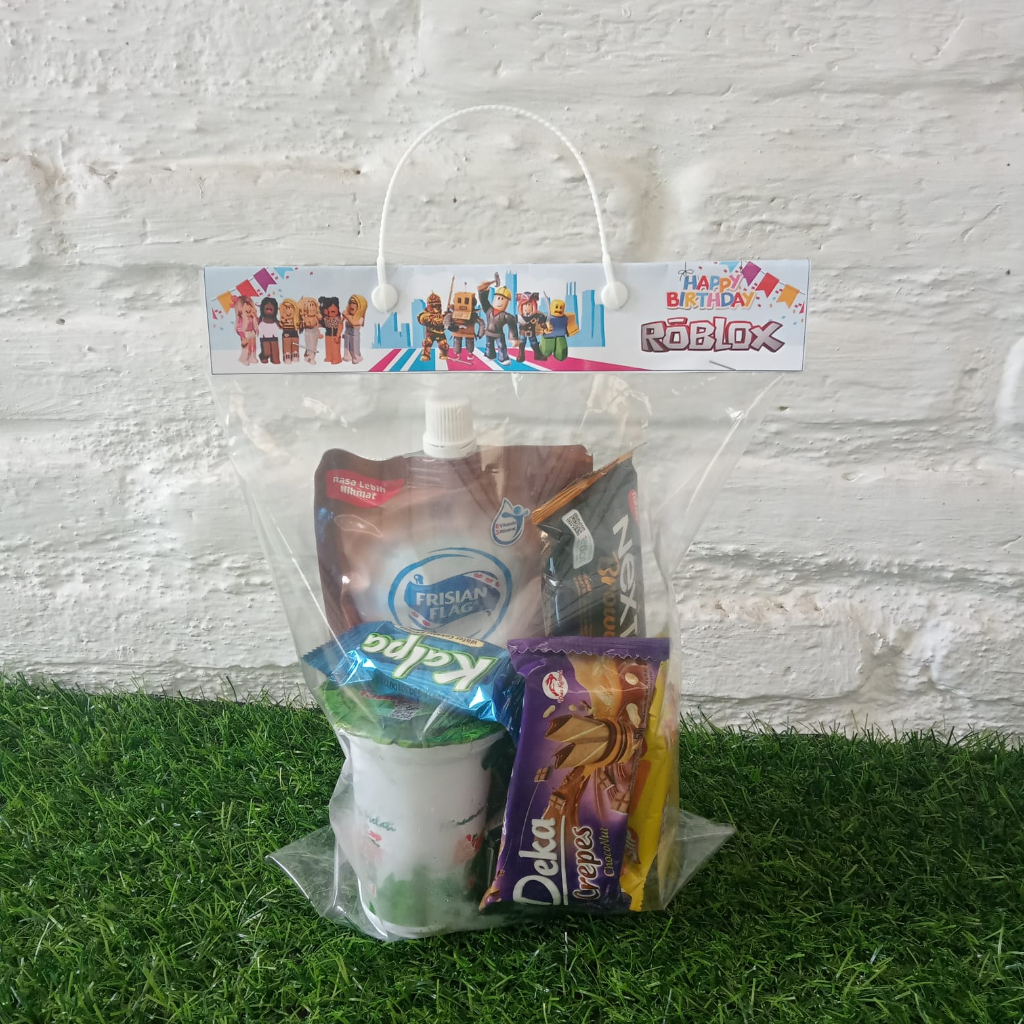 Tas Ultah Roblox Tas Souvenir Ulang Tahun Roblok Murah Goodie Bag Game online Roblok Jakarta