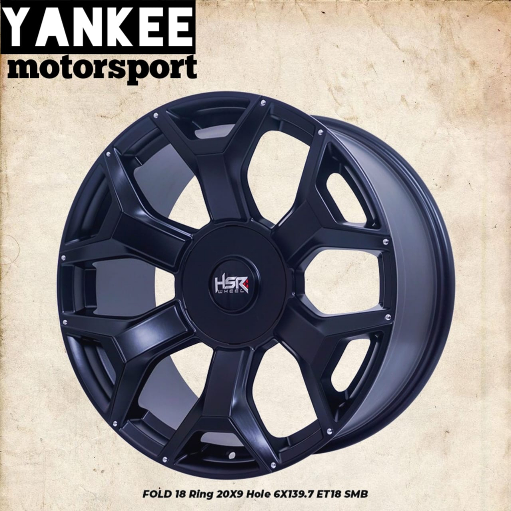 Velg Mobil Hilux Double, Triton, Hummer Ring 20 HSR FOLD