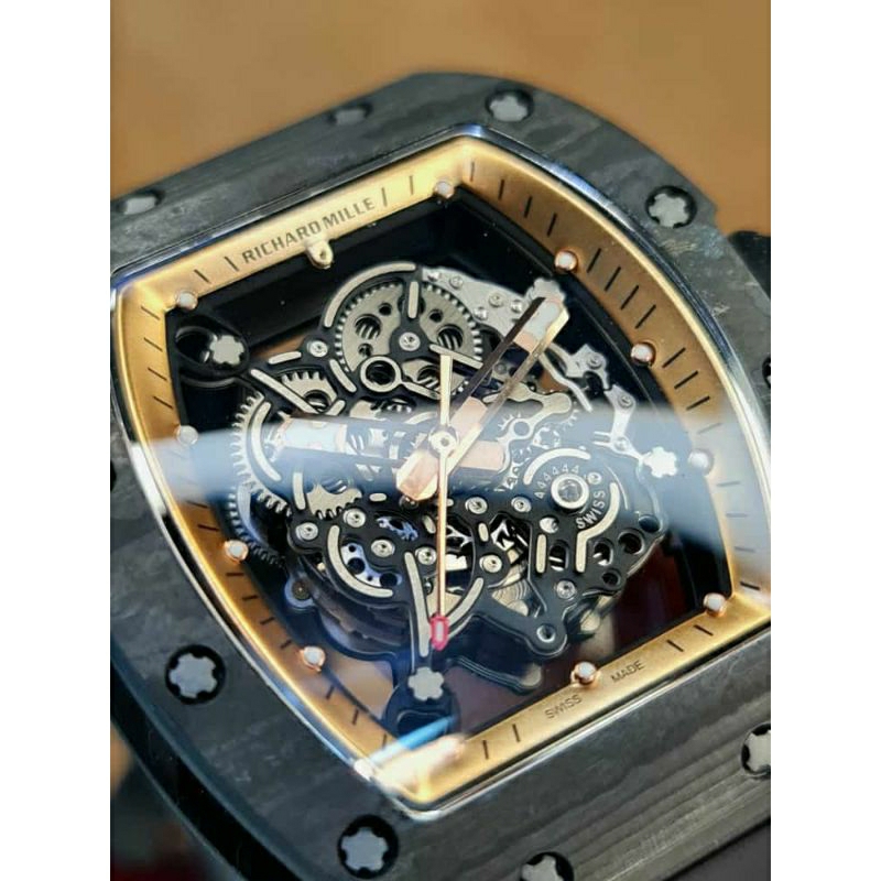 Jam tangan Automatic Swiss Bubba Watson 055 NTPT Carbon fullset