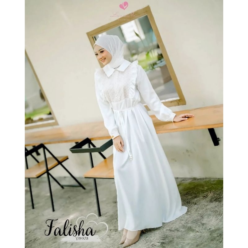 FALISHA DRESS CRINKLE AIRFLOW BUSUI FRIENDLY/GAMIS BRUKAT PREMIUM TERLARIS/FASHION WANITA MUSLIMAH 2023/GAMIS CRINKLE TERLARIS/FAR MOSLEMSTORE