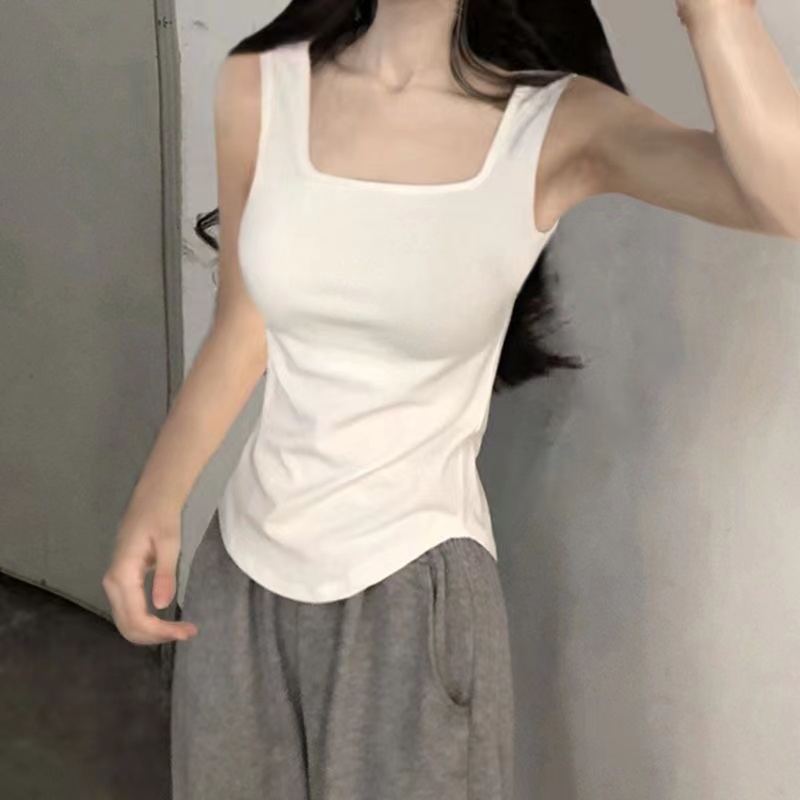 Basic TankTop Knit - Atasan Wanita Rajut Import TM (M0612)