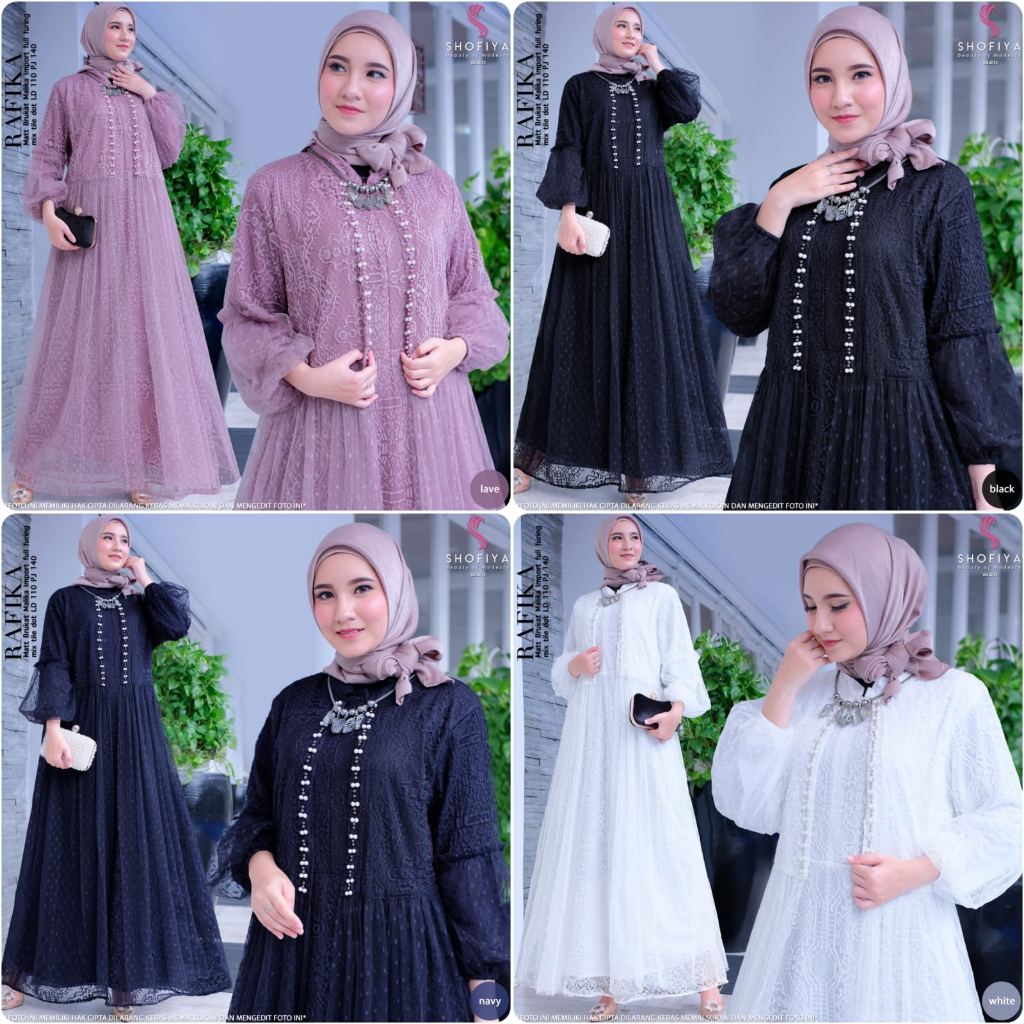 RUBIYAH/RAFIKA DRESS by SHOFIYA