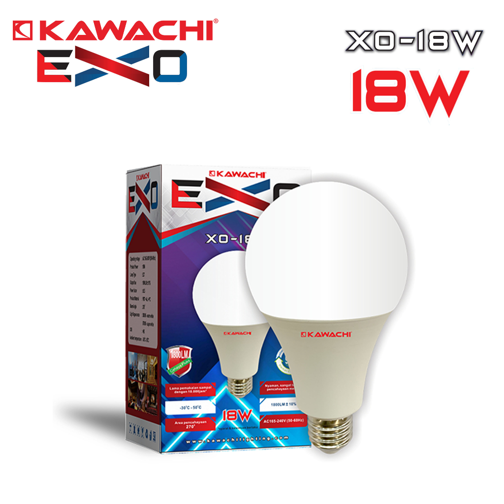 Kawachi Lampu Led Exo 18Watt Cahaya Putih /Xo-18W