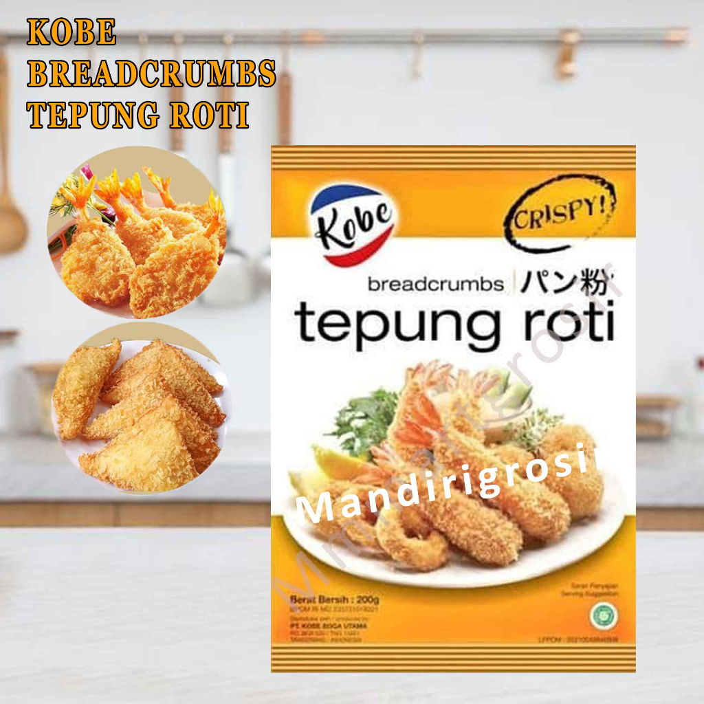 Tepung roti* Kobe* Breadcrumbs* 200gr