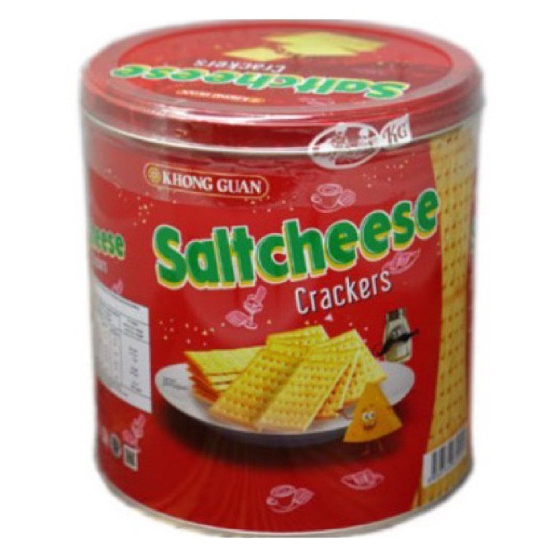Khong Guan 336gr Saltcheese Crakers Snack Cemilan Keju Asin Salt Cheese Kong guan Kongguan Sakt Cheese Crack Kers