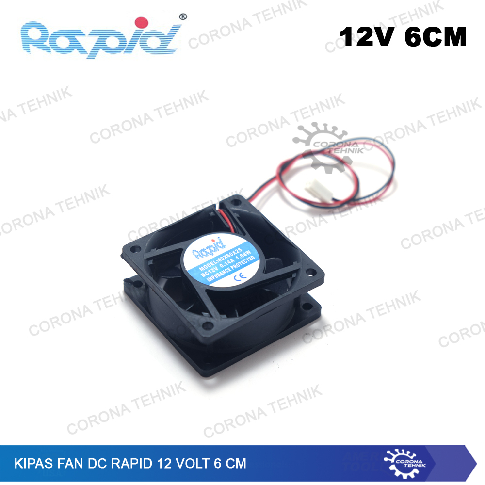 Fan DC 12 Volt Rapid 6 cm