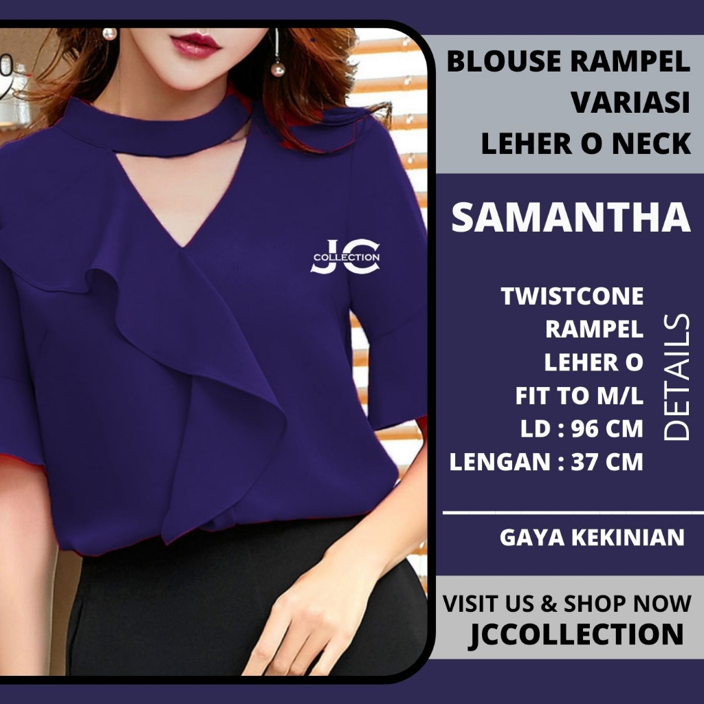 SALE PROMO Blouse Wanita Korea Style - JCCollections