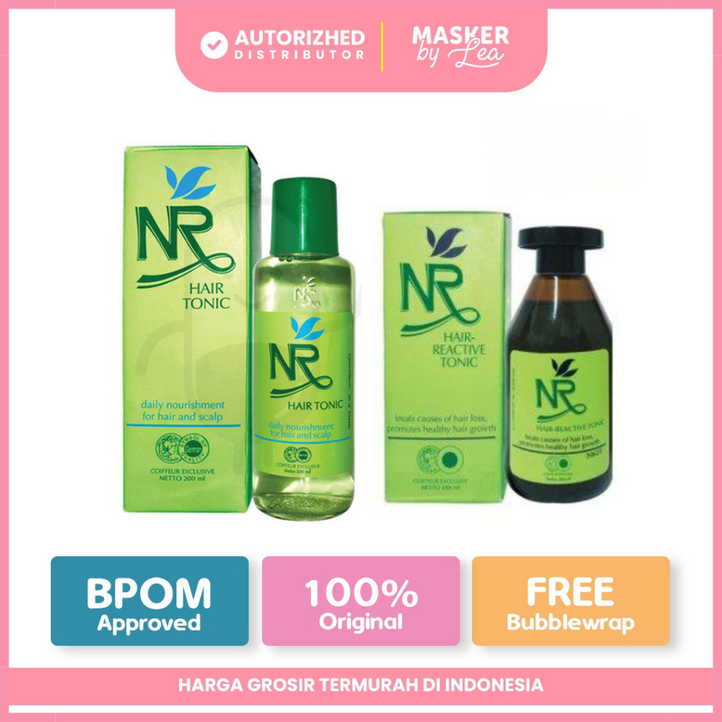 NR HAIR TONIC/REAKTIF 200ML | Hairtonic NR Original | Perawatan Rambut Rontok BPOM