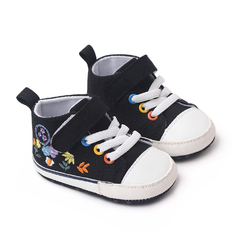 babyfit FLOWER canvas prewalker sepatu anak bayi sneakers import beby shoes import mb-0510