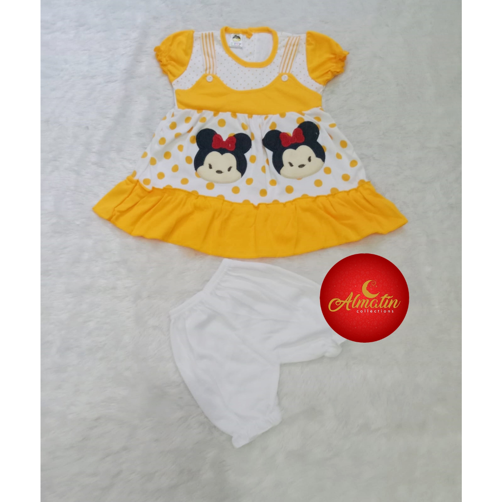 dress bayi cewek baju rok anak perempuan setelan baju bayi perempuan baju bayi perempuan 3 pcs baju bayi lucu