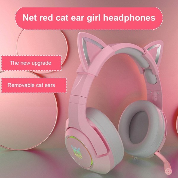 Onikuma K9 / K-9 Pink 7.1 Channel Gaming Headset